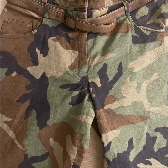 CHRISTIAN DIOR Vintage 2pc Camouflage Set - Picture 4 of 5